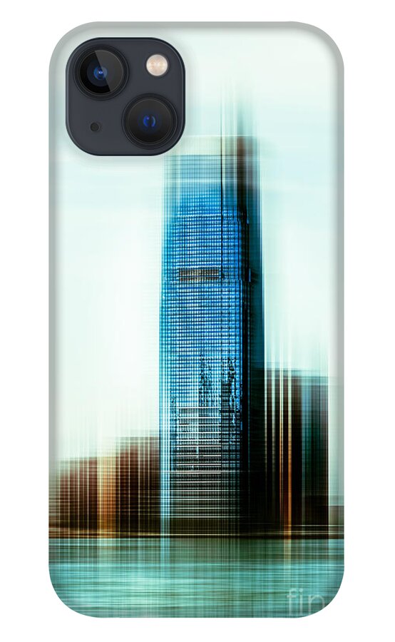 Nyc iPhone 13 Case featuring the photograph A look to New Jersey II - steel by Hannes Cmarits