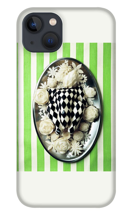 A Meal With Painted Chicken And Eggplant iPhone 13 Case