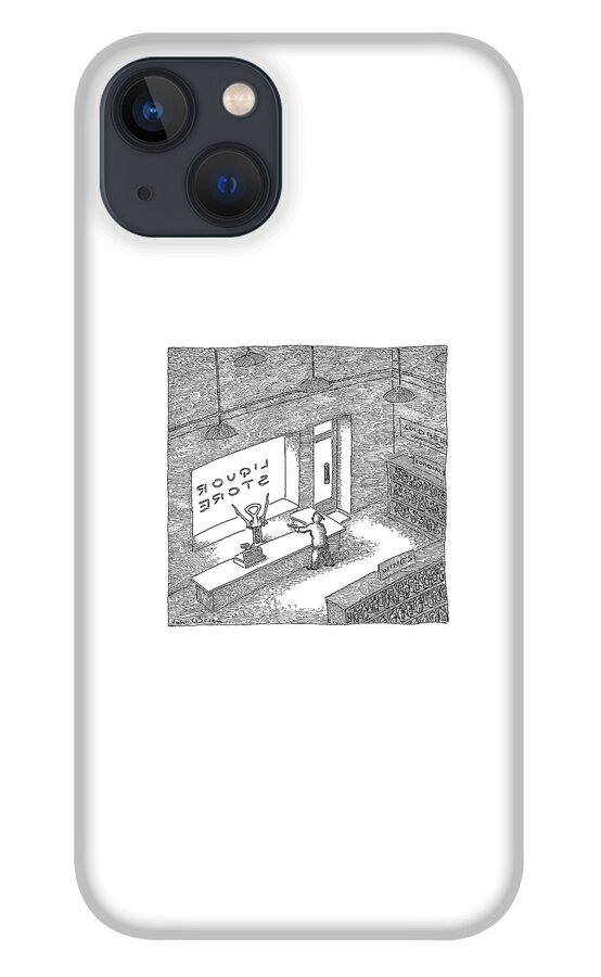 A Robber Holds Up A Liquor Store. The Clerk iPhone 13 Case