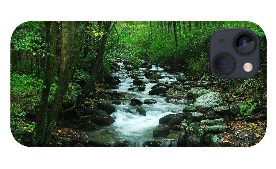 Smoky Mountains iPhone 13 Case featuring the photograph A Smoky Mountain Stream 1 by Mel Steinhauer
