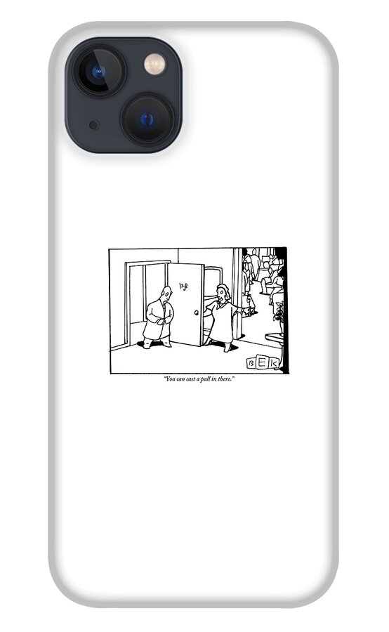 A Woman Opens The Door Of Her Apartment iPhone 13 Case