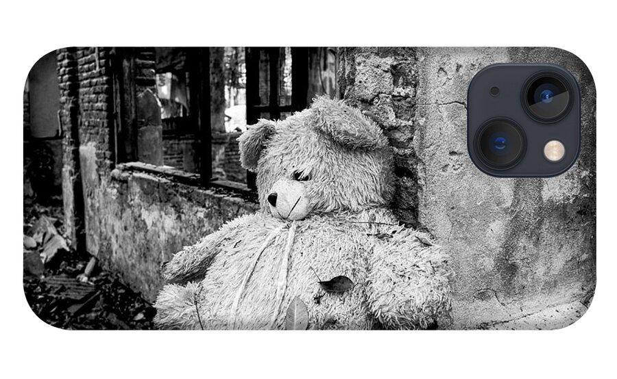 Bear iPhone 13 Case featuring the photograph Abandoned Teddy Bear II by Dean Harte
