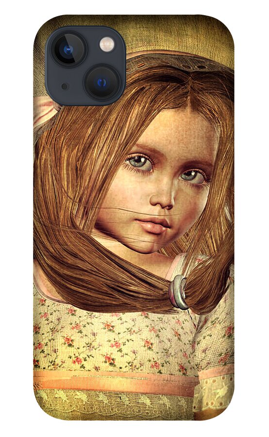 Girl iPhone 13 Case featuring the mixed media Abigail by Alicia Hollinger