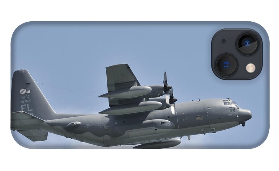 C-130 iPhone 13 Case featuring the photograph AFRC C-130 Hercules rescue aircraft by Bradford Martin