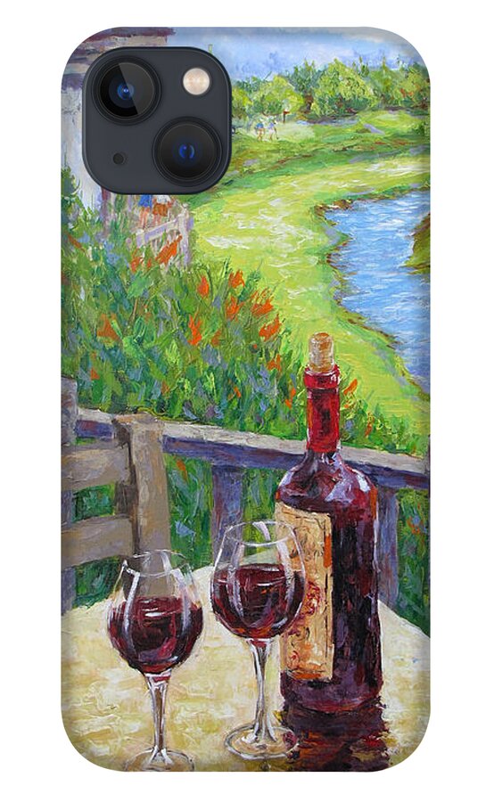 Wine iPhone 13 Case featuring the painting Finest Hour by Jyotika Shroff