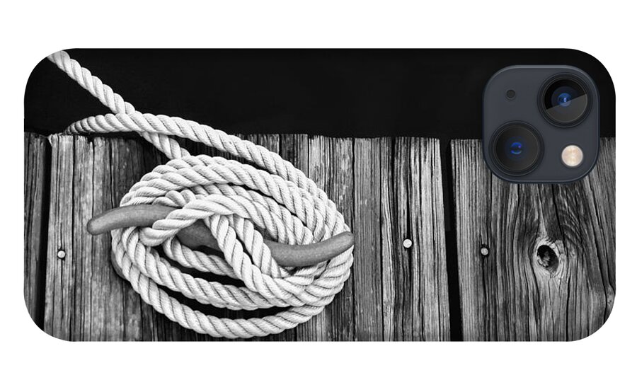 Dock iPhone 13 Case featuring the photograph All Secured by Jayne Carney