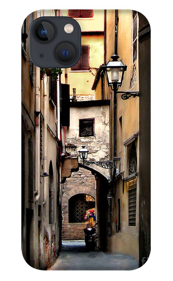 Florence iPhone 13 Case featuring the photograph Alley in Florence 1 by Jennie Breeze