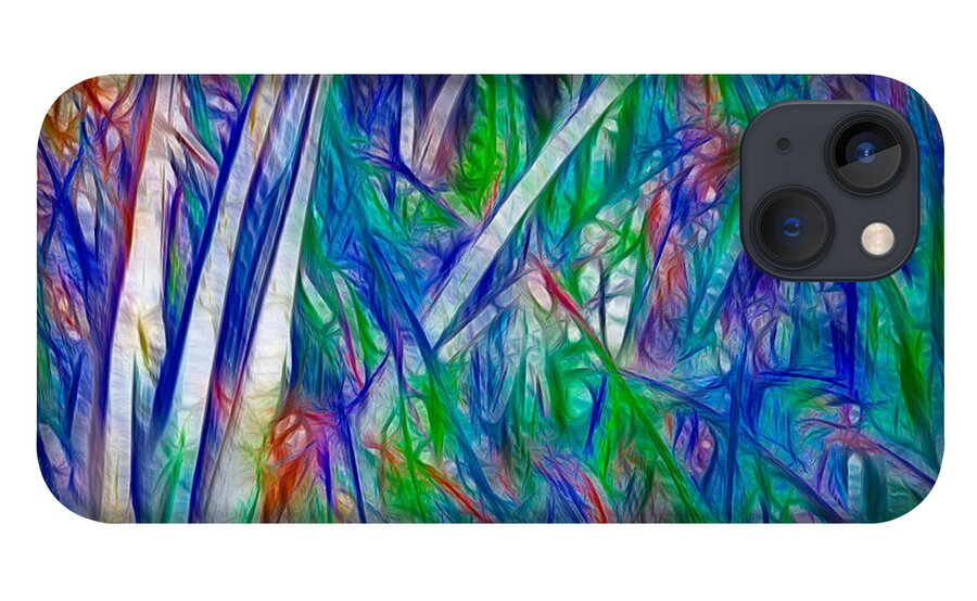Nature iPhone 13 Case featuring the painting Aloe Abstract by Omaste Witkowski