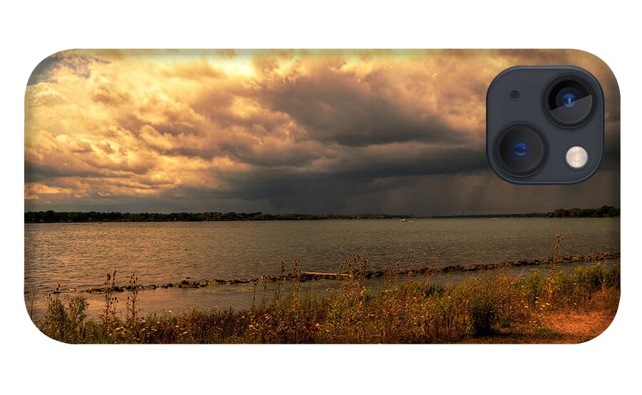Clouds iPhone 13 Case featuring the photograph Angry Sky by Deborah Ritch