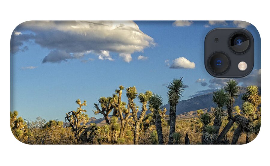 Antelope Valley iPhone 13 Case featuring the photograph Antelope Valley Joshua Trees 2 by Jim Moss