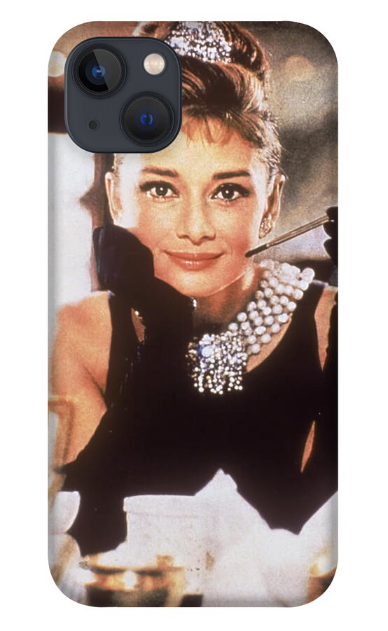 Audrey Hepburn iPhone 13 Case featuring the digital art Audrey Hepburn by Georgia Clare
