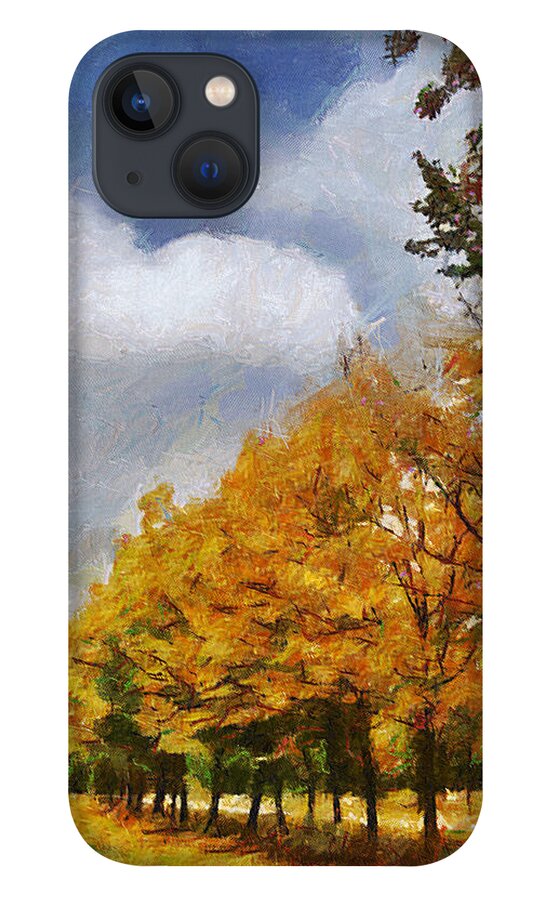 Autumn iPhone 13 Case featuring the painting Autumn by Charlie Roman