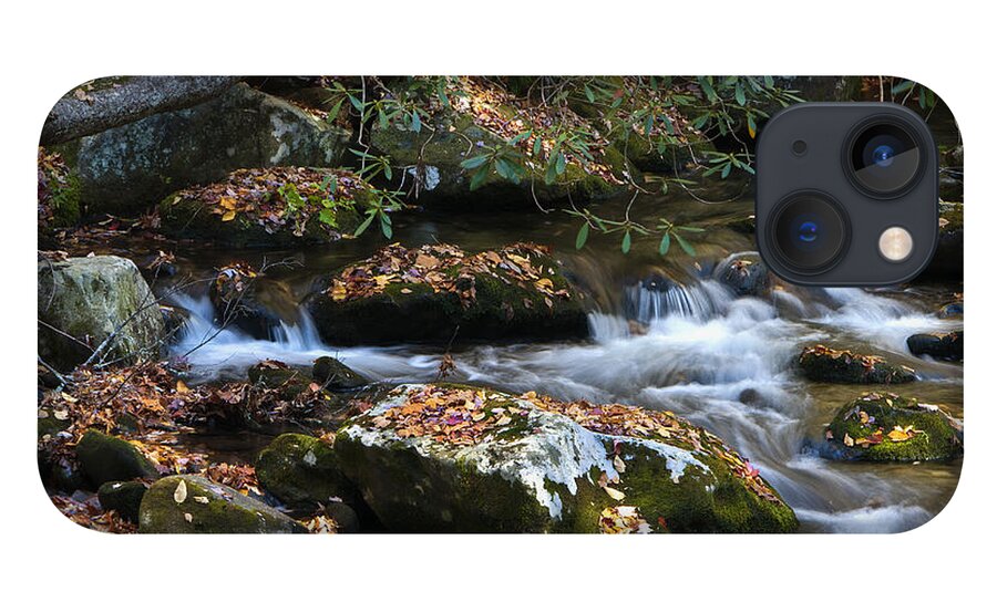 Leaves iPhone 13 Case featuring the photograph Autumn Stream by Carol Erikson