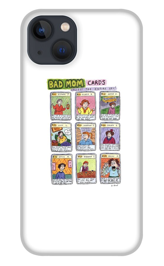 Bad Mom Cards Collect The Whole Set iPhone 13 Case