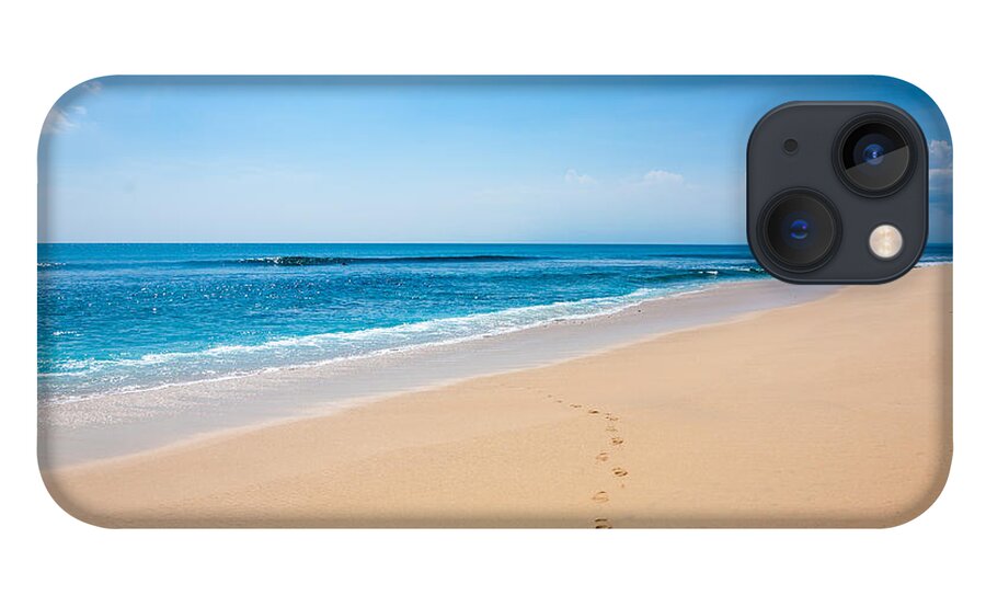 Peace iPhone 13 Case featuring the photograph Balinese Beach - Nature Photography by Modern Abstract