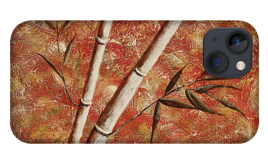Bamboo iPhone 13 Case featuring the painting Bamboo 2 by Darice Machel McGuire