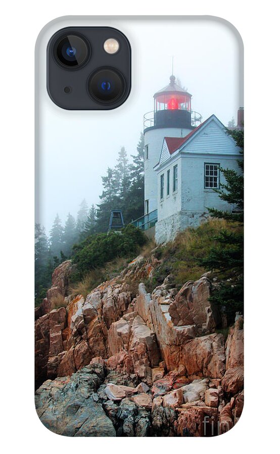 Bass Harbor Head Lighthouse iPhone 13 Case featuring the photograph Bass Harbor Head Lighthouse by Jemmy Archer