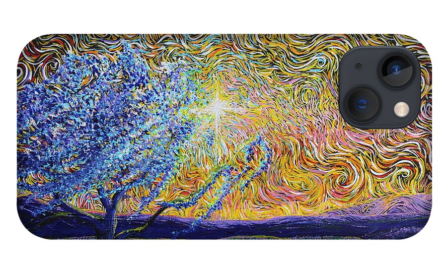 Modern Impressionism iPhone 13 Case featuring the painting Behold The Dream by Stefan Duncan