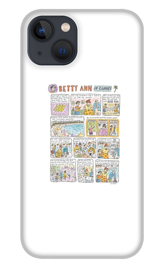'betty Ann In Cannes' iPhone 13 Case