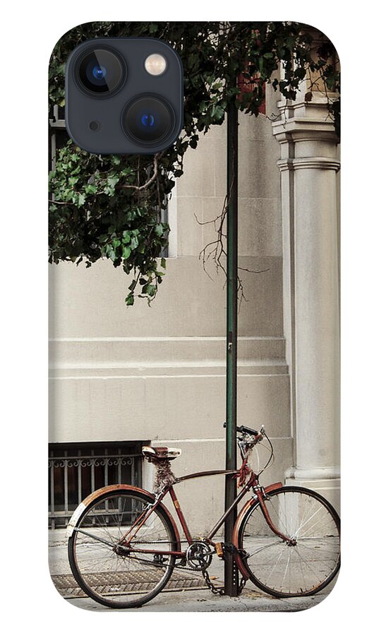 Greenwich Village. West Village iPhone 13 Case featuring the photograph Bike in NYC by Roni Chastain