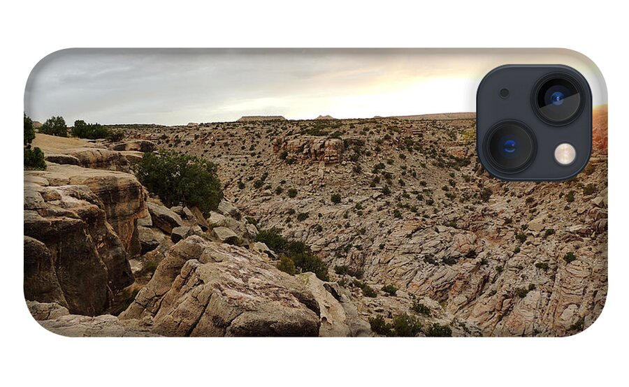 Utah iPhone 13 Case featuring the photograph Black Dragon Canyon Vista 6748 by Andrew Chambers