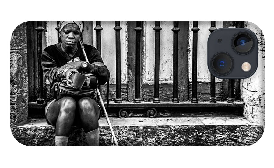 Cuba iPhone 13 Case featuring the photograph Blind Women by Patrick Boening