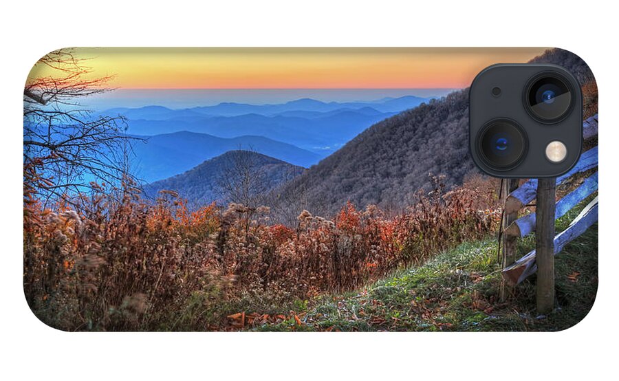 Blue Ridge Mountains iPhone 13 Case featuring the photograph Blue Ridge Sunrise by Jaki Miller