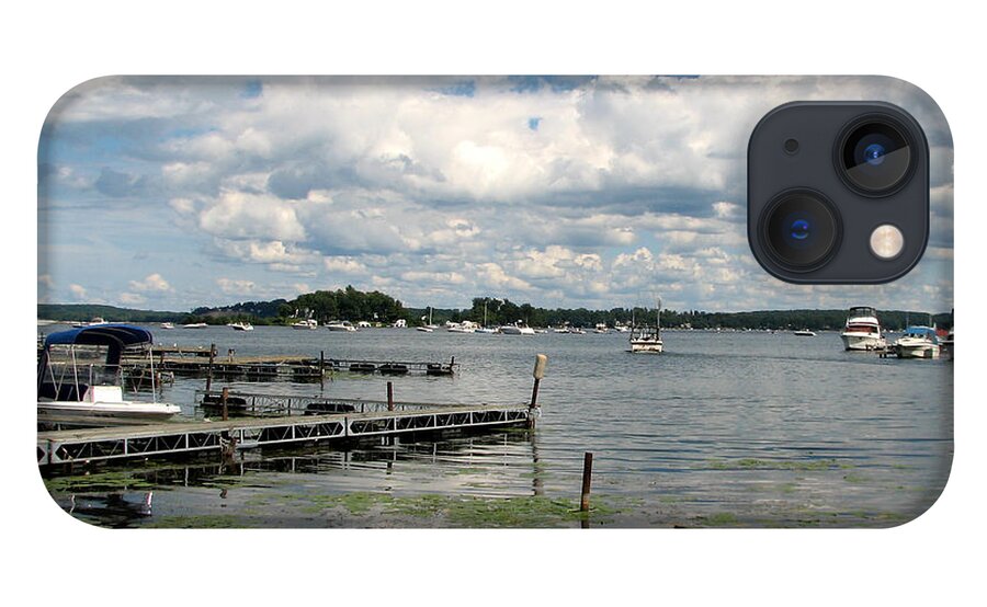 Piers iPhone 13 Case featuring the photograph Boat Pier on Lake Ontario by Rose Santuci-Sofranko