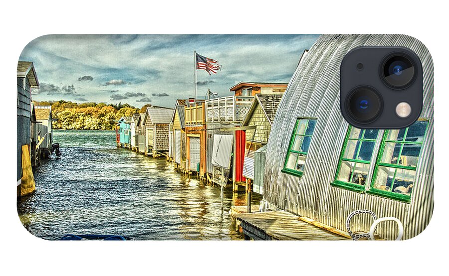 Water iPhone 13 Case featuring the photograph Boathouse Alley by William Norton