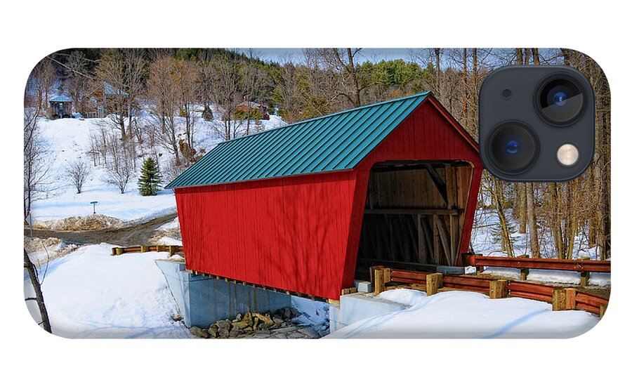 Covered Bridge iPhone 13 Case featuring the photograph Braley Covered Bridge by Liz Mackney
