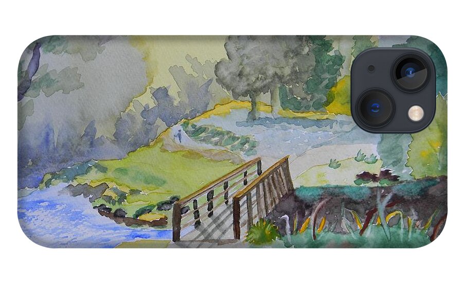Bridge iPhone 13 Case featuring the painting Bridge Near Enniskerry Ireland by Warren Thompson