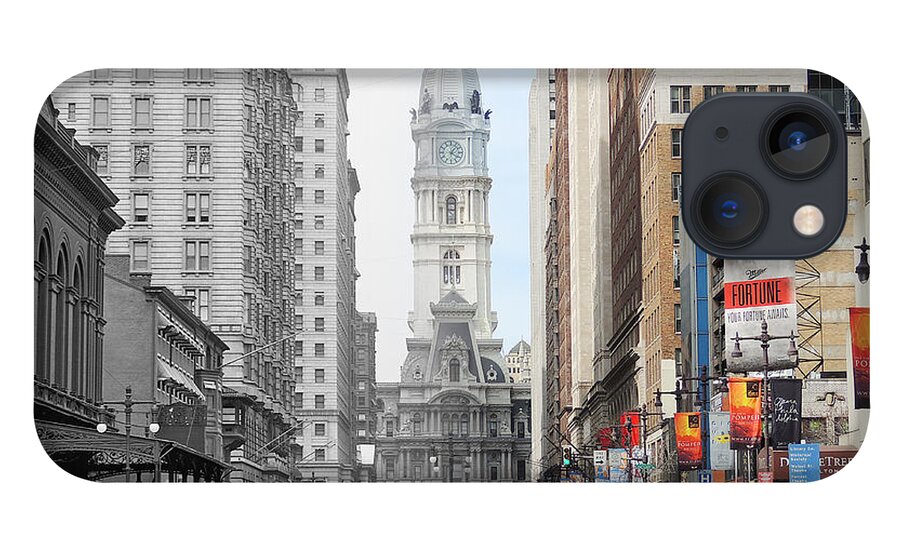 Philadelphia iPhone 13 Case featuring the photograph Broad and Locust by Eric Nagy