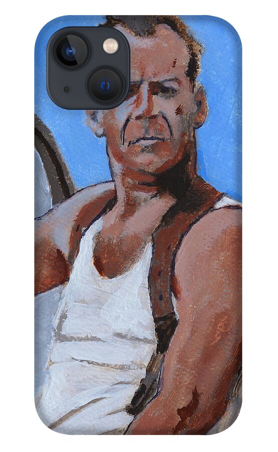 Bruce iPhone 13 Case featuring the painting Bruce by Robert Bissett