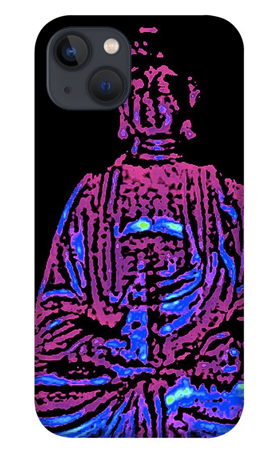 Buddha iPhone 13 Case featuring the digital art Buddha 1 by Linda N La Rose