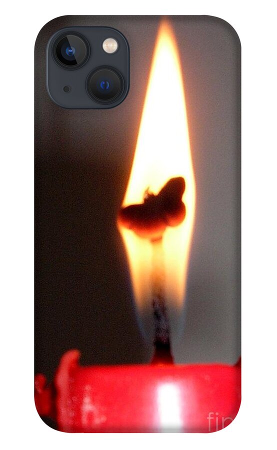 Butterfly iPhone 13 Case featuring the photograph Butterfly Flame by Karen Jane Jones