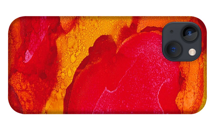 Tropical iPhone 13 Case featuring the painting Butterscotch by Angela Treat Lyon