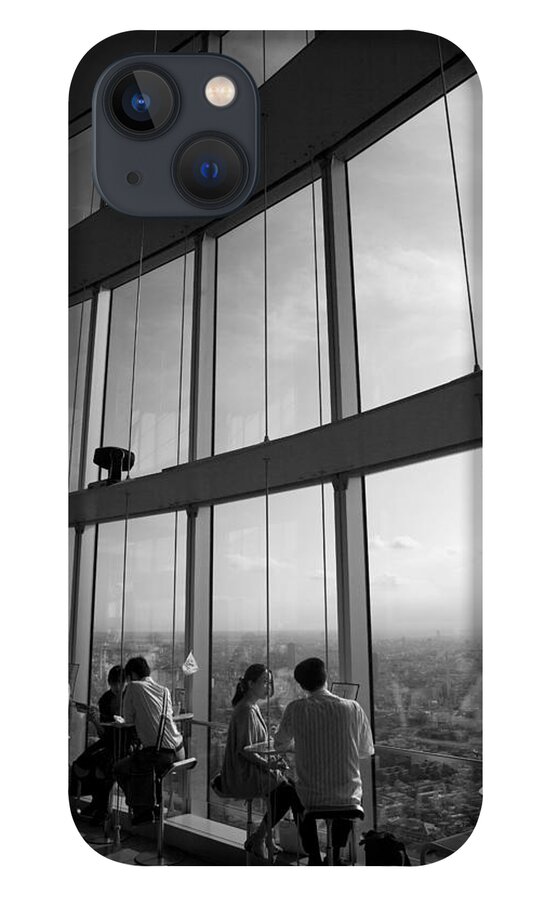 Cafe iPhone 13 Case featuring the photograph Cafe in the Sky by Brad Brizek