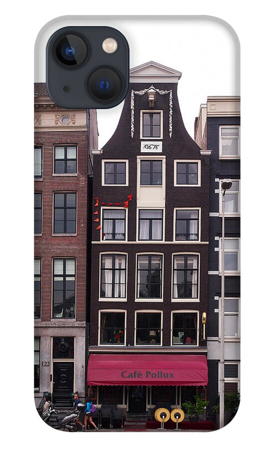Alankomaat iPhone 13 Case featuring the photograph Cafe Pollux Amsterdam by Jouko Lehto