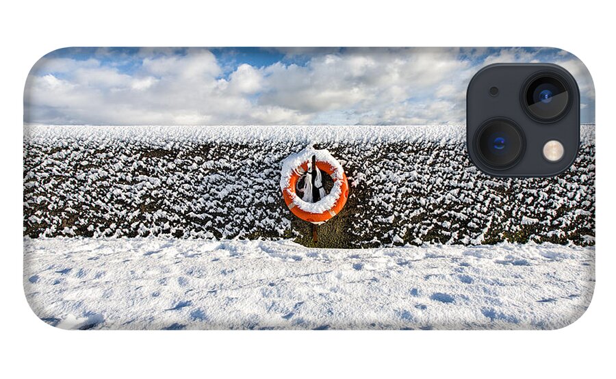 Snow iPhone 13 Case featuring the photograph Can you drown in snow? by Nigel R Bell