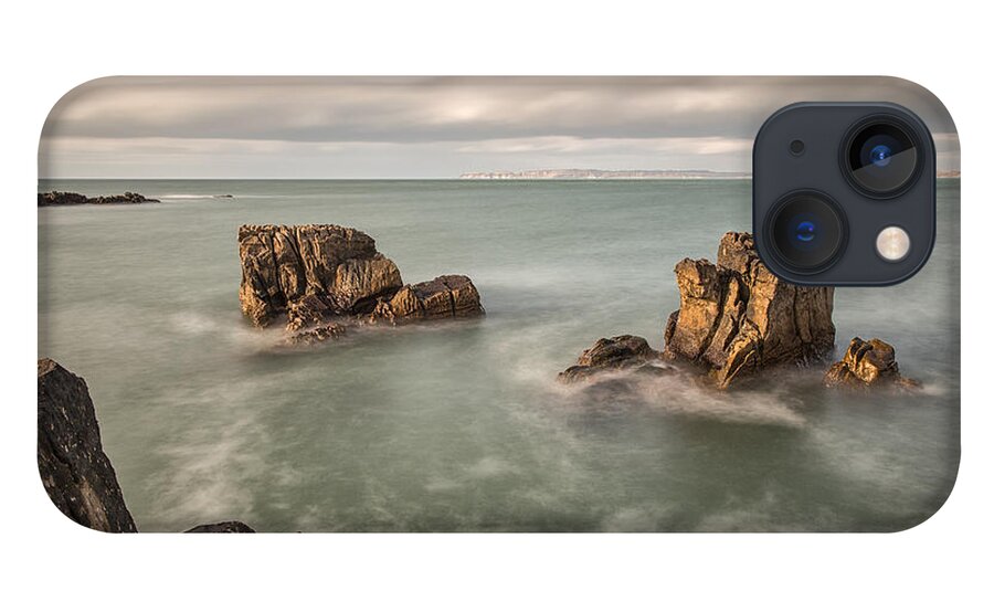 Pans Rock iPhone 13 Case featuring the photograph Ballycastle - Carved by the Sea by Nigel R Bell