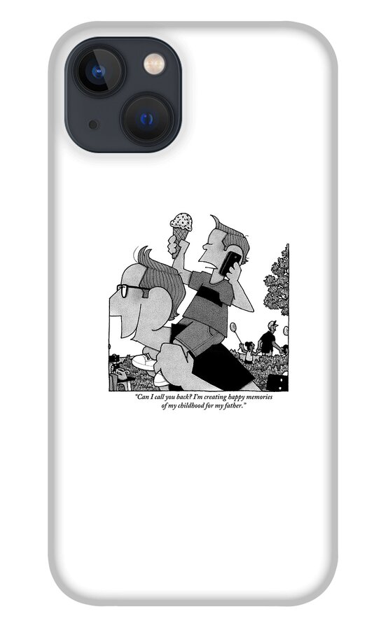 Child On Father's Shoulders iPhone 13 Case