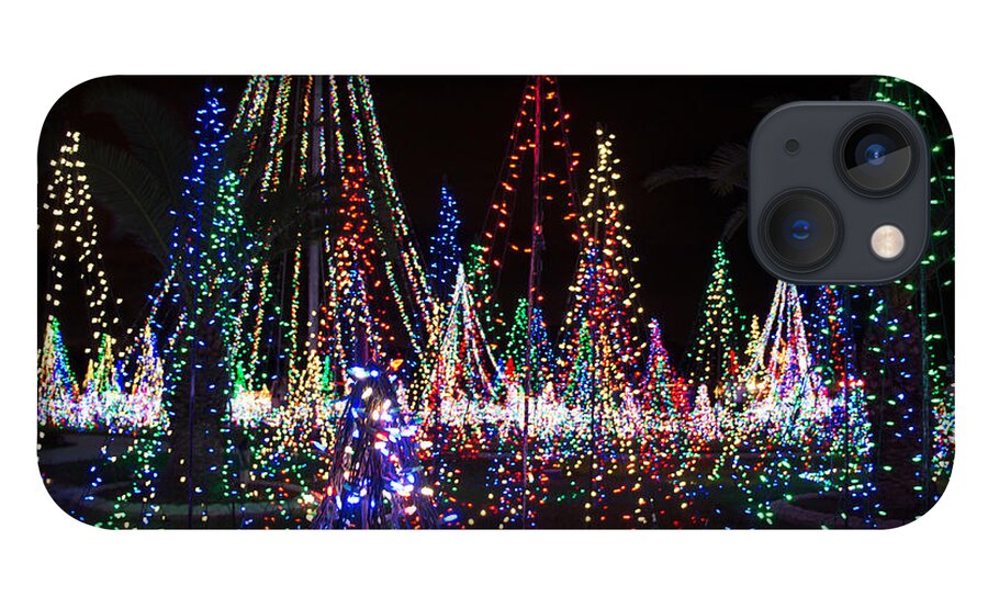 Christmas iPhone 13 Case featuring the photograph Christmas Lights 3 by Richard Goldman