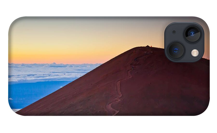 Cinder Cone iPhone 13 Case featuring the photograph Cinder cone atop Mauna Kea by Craig Watanabe