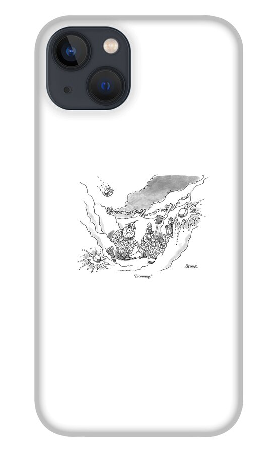 Clowns Sit In A Bunker iPhone 13 Case