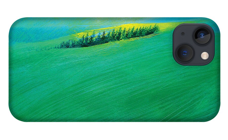 Scenic iPhone 13 Case featuring the painting Coastal Copse by Neil McBride
