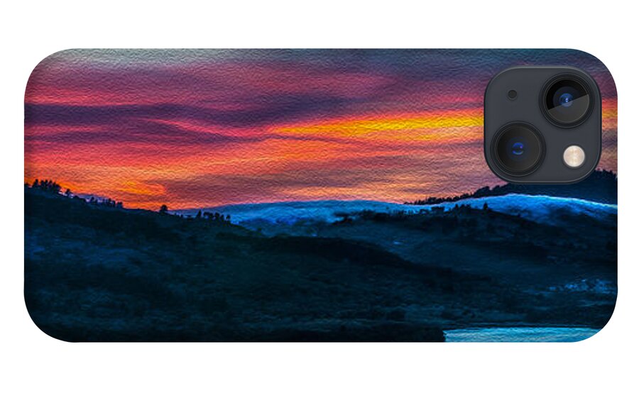 Twilight iPhone 13 Case featuring the photograph Colorful Twilight Panorama by Mike Lee