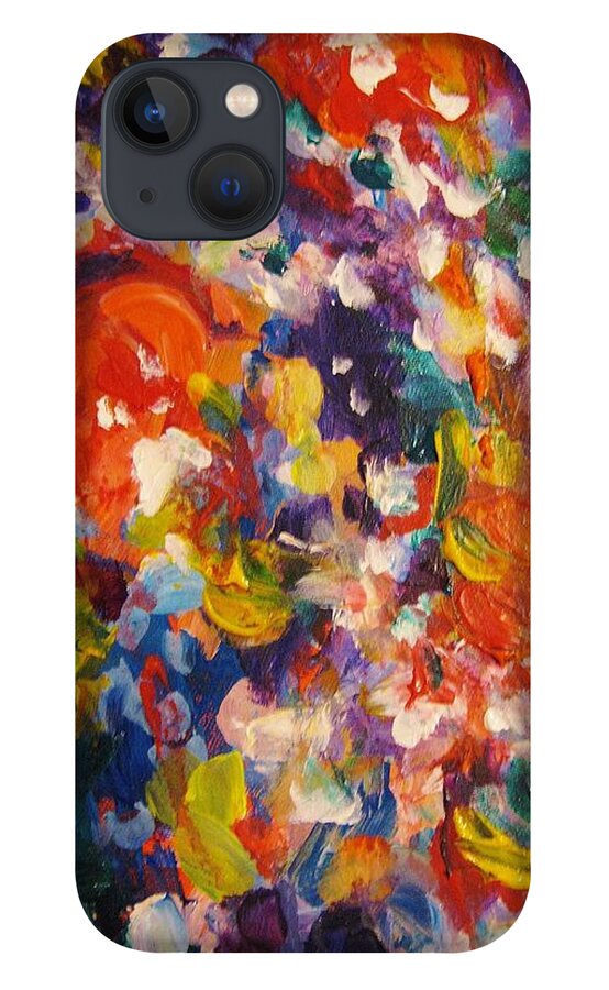 Energy Art iPhone 13 Case featuring the painting Colors 13 by Helen Kagan