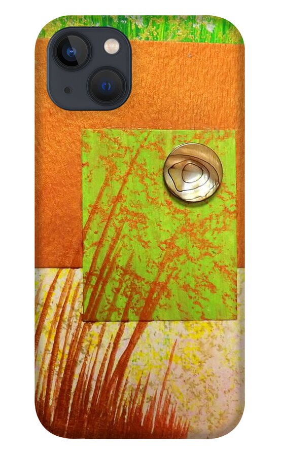 Copper Sunset iPhone 13 Case featuring the painting Copper Sunset by Darren Robinson