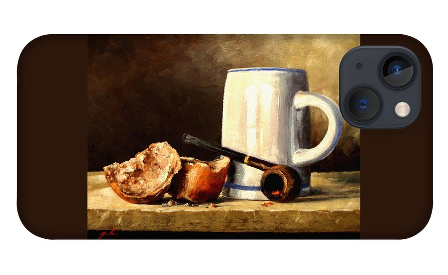 Still Life iPhone 13 Case featuring the painting Daily Bread #3 by Jim Gola