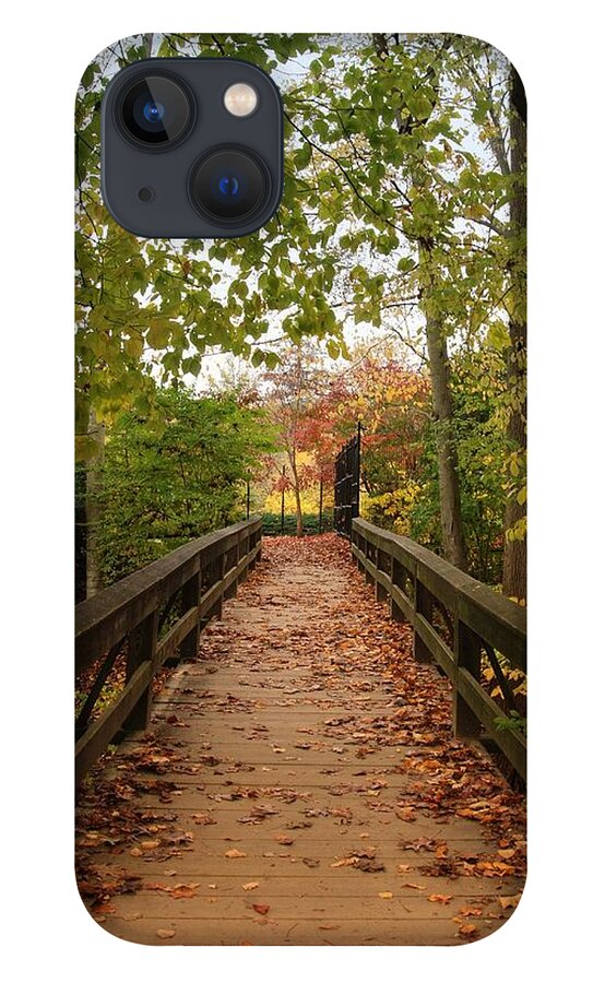 Autumn Landscapes iPhone 13 Case featuring the photograph Decorate With Leaves - Holmdel Park by Angie Tirado